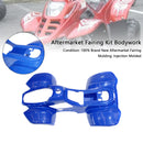 Plastics Fairing Fenders Kit For 50cc 70cc 110cc Dinosaur Quad Dirt Bike ATV Blue