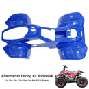 Plastics Fairing Fenders Kit For 50cc 70cc 110cc Dinosaur Quad Dirt Bike ATV Blue