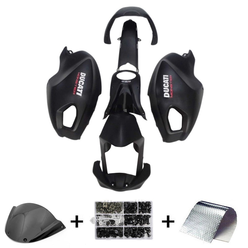 Amotopart Ducati Monster 696 796 1100 S EVO all years Fairing Kit Bodywork