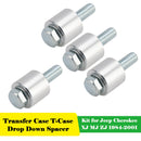 Transfer Case T-Case Drop Down Spacer Kit for Jeep Cherokee XJ MJ ZJ 1984-2001