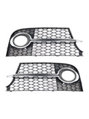 Chrome Front Bumper Fog Light Grille Fit Audi TT MK2 S-Line TTS 2011-14