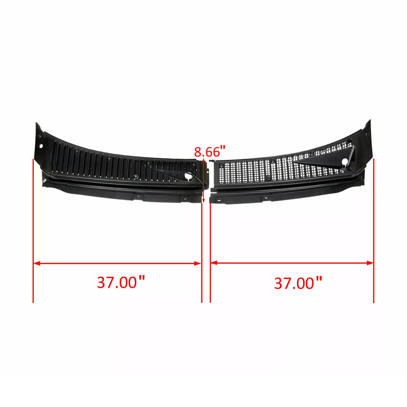 Windshield Wiper Cowl Vent Grille 3C3Z25022A68 For Ford F250 F350 1999-2007