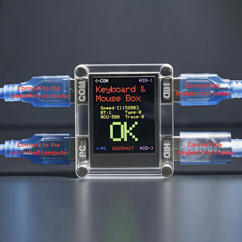 Kmbox Keyboard Mouse Controller Script Assistance Dual Machine Control Hardware