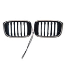 2018-2021 For BMW X3 X3M G01 G08  Pre-Facelift Gloss Black Front Kidney Mesh Grille Grill 51138469959