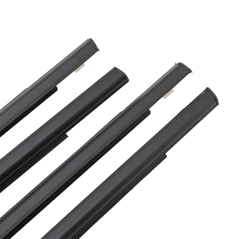 4PCS Door Glass Belt Outer Molding Weatherstrip For Suzuki Grand Vitara 09-13