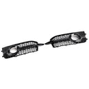 2PCS Front Bumper Fog Light Cover Grille Grill Fit Audi A1 S-Line 2011-2014