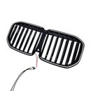 2023-2026 Fit BMW X7 G07 W/LED Black Single Line Front Bumper Grille Grill
