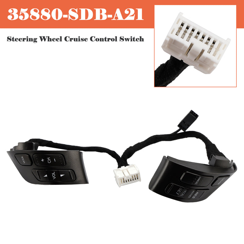 Steering Wheel Cruise Control Switch 35880-SDB-A21 for Honda Accord 2003-2007