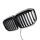 2019-2022 Fit BMW X7 G07 Single Slat Gloss Black Front Kidney Grill Grille