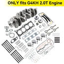 2014?C2021 Kia K4 Sportage G4KH 2.0T Engine Rebuild Kit w/ Crankshaft Con Rods Timing Kit