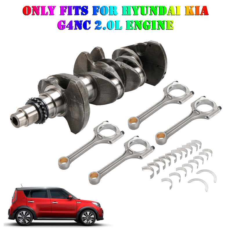 2014??020 Hyundai Creta (GS) G4NC 2.0L Engine Crankshaft Conrod Main & Rod Bearing Kit