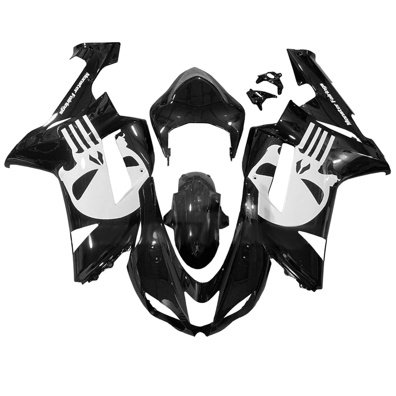 Injection Fairing Kit Bodywork Plastic ABS fit For Kawasaki ZX6R 636 2007-2008