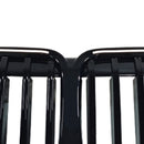 2023-2026 Fit BMW X7 G07 W/LED Black Single Line Front Bumper Grille Grill
