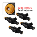 4Pcs Fuel Injector For Opel Ascona Kadett Vauxhall Peugeot Volvo 0280150725
