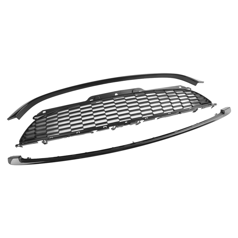 MINI R58 Cooper S & JCW 2-Door Coupe 2011-2015 3PCS Gloss Black Front Grille Grill