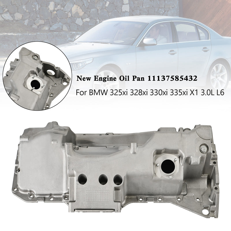 2013-2015 BMW X1 3.0L L6 New Engine Oil Pan 11137585432