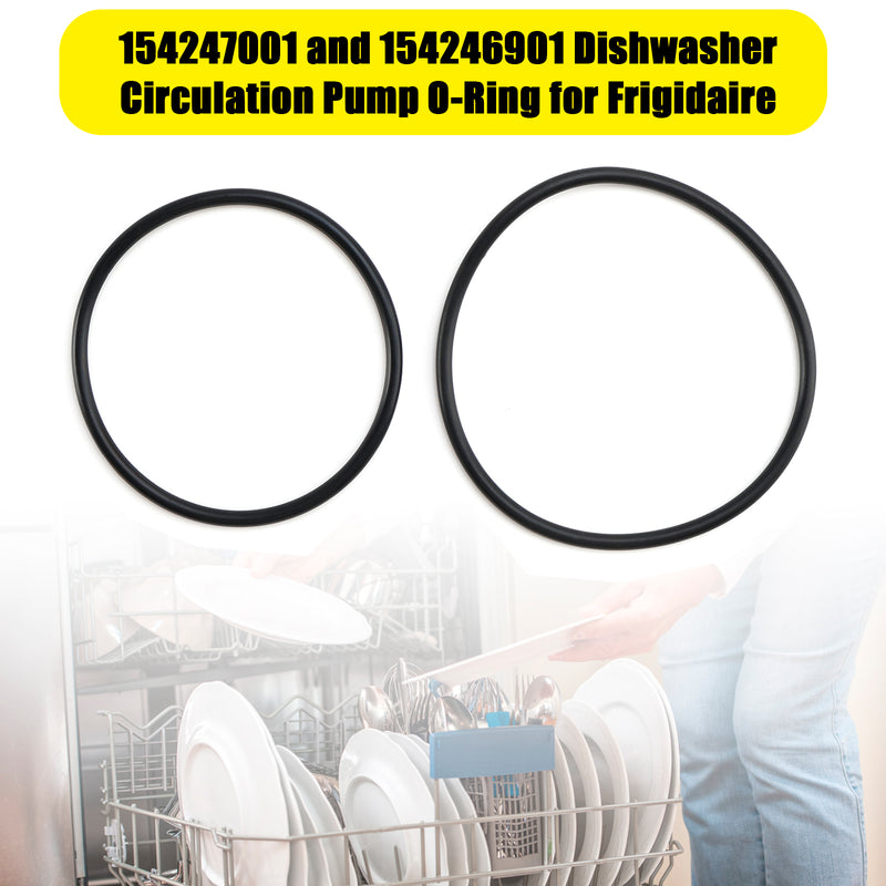 154247001 and 154246901 Dishwasher Circulation Pump O-Ring for Frigidaire