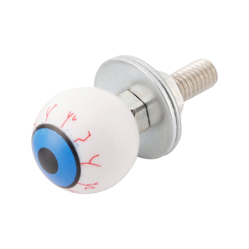 2x Custom Eyeball License Plate Bolt Screw Plastic Motorcycle Chopper Trike