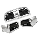 Left Right Central AC Vent Cover Silver For Porsche 911 Carrera Targa 2004-2012