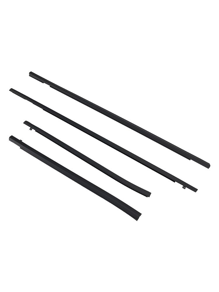 4PCS Weatherstrip Rubber Seal Door Belt For Honda FIT JAZZ 1st gen 2001-2008