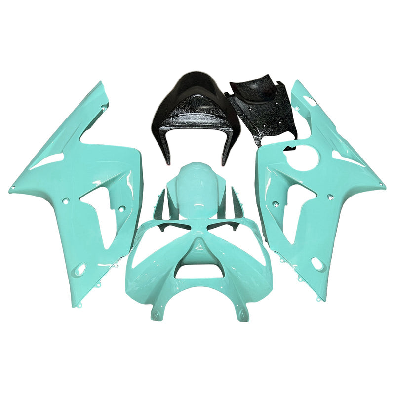 Injection Fairing Kit Bodywork Plastic ABS fit For Kawasaki ZX6R 636 2003-2004