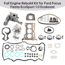 Full Engine Rebuild Kit for Ford Focus Fiesta EcoSport 1.0 Ecoboost