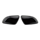 2pcs Gloss Black Door Wing Mirror Cover Caps Casing For VW Golf MK6 2009-2013