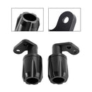 Aluminum Frame Crash Slider Protection Black For Kawasaki Zx-6R Zx 6R 2024-2025