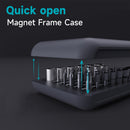 Compact and Portable 41-Pieces Mini Ratchet and Screwdriver Set Polycarbonate and Alloy Steel