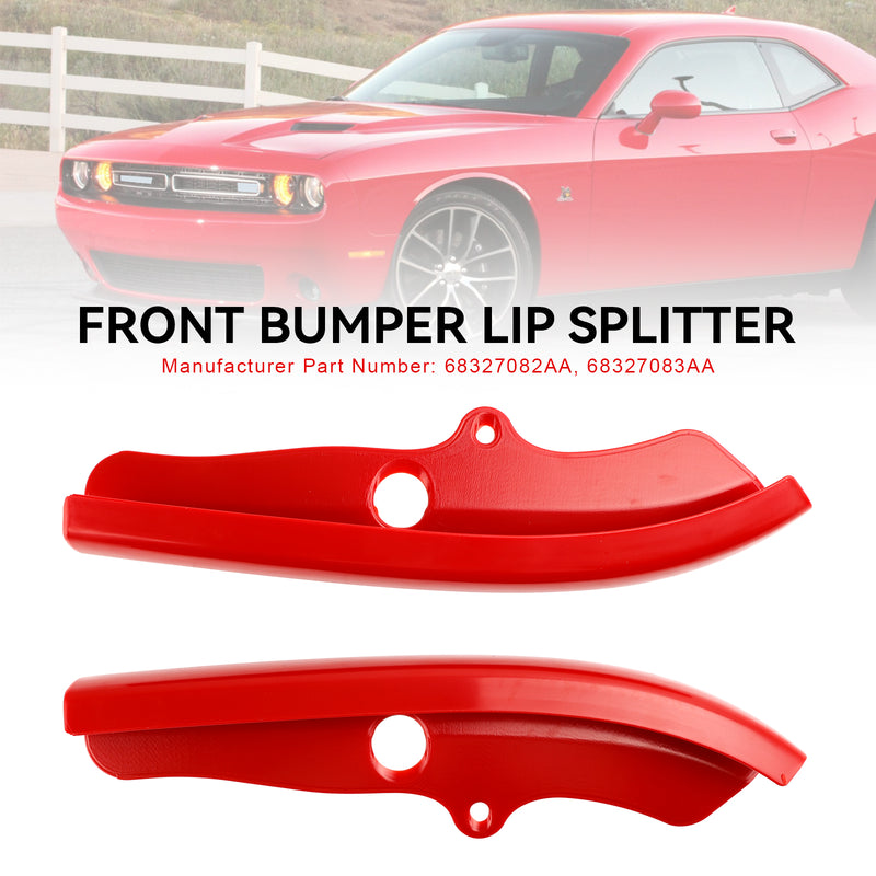 Dodge Challenger Scat Pack 2015-2021 Front Bumper Lip Splitter Spoiler