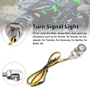 12V LED Turn Signal Indicator Light 8mm Universal Motorcycle For Honda
