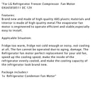 For LG Refrigerator Freezer Compressor DC 12V Fan Motor EAU65058511