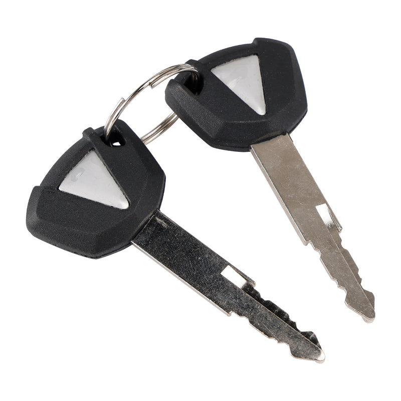 Ignition Barrel Seat Lock Fuel Cap Key Set For Kawasaki KLE 300 Versys 2017-2025