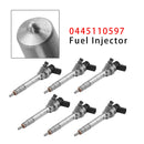 2014-2018 For BMW X5 6PCS Fuel Injector 0445110597 13538506548