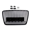 2005-2015 Fit for Audi Q7 Gloss Black Front Bumper Radiator Vent Mesh Grill Grille