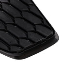 Black Front Honeycomb Fog Light Grille Cover Fit Audi A3 S-line 2021-2023