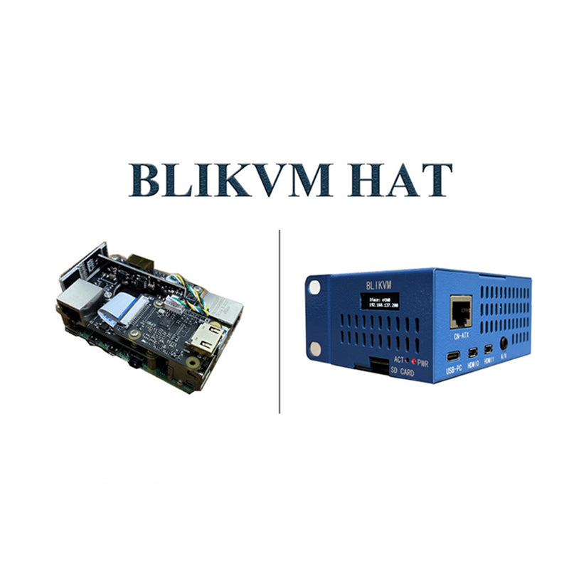 BliKVM Hat Remote Control Server Pikvm Operation Maintenance Kvm Remote Control
