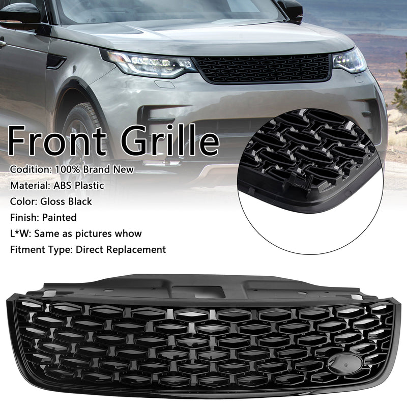 Dynamic Style Front Grille Fit Land Rover Discovery 5 L462 2017-2020 Black