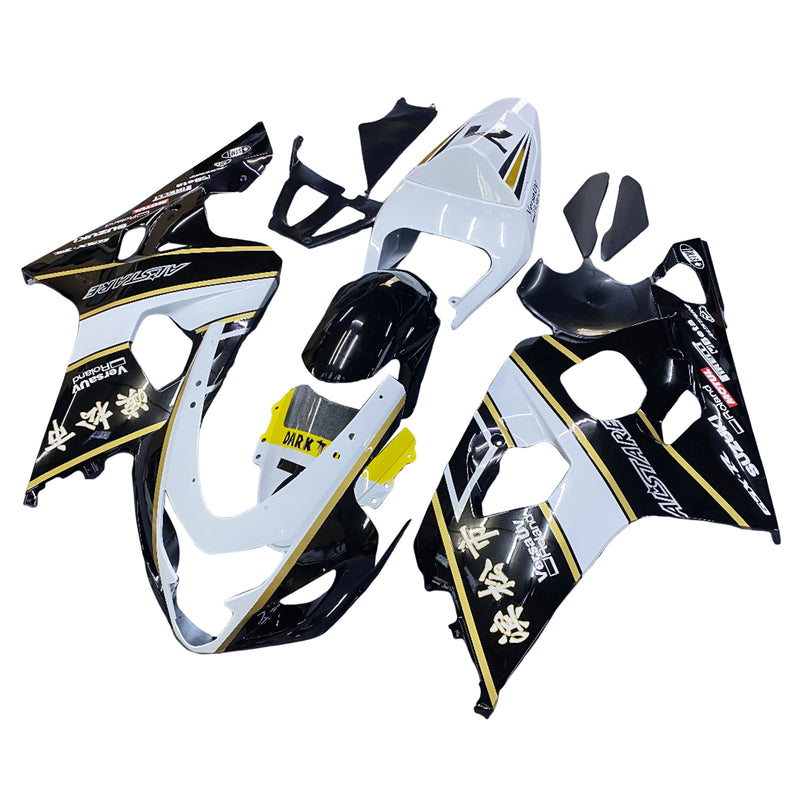 Amotopart Suzuki GSXR 600/750 2004-2005 K4 Fairing Kit Bodywork Plastic ABS