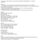 Carburetor 21100-35420 For Toyota Hilux 4D Double Cab RN50 RN55 LHD 1986-1988