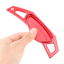 Steering Wheel Paddle Shifter Extension For Smart Aluminium Red