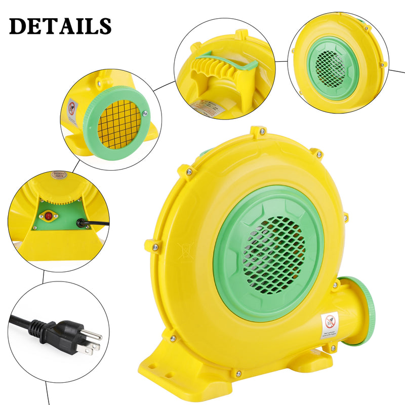 Electric Air Blower Inflatable Bounce House Water slide Air Pump Blower castle