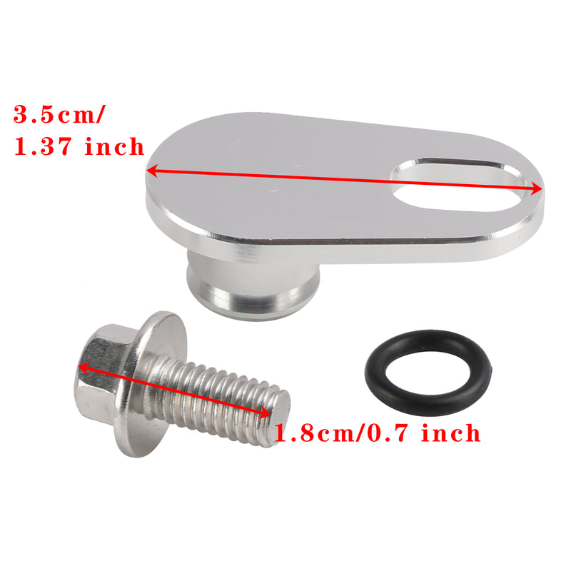 Supercharger MAP Vacuum Port Cap Plug Plate LS SC Blower 551383 For LSA LS9 LT4