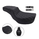 Rider Passenger Seat Front Rear Cushion Fit For Dyna Fxd 2006-2017 Fld Fat Boy
