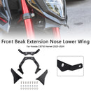 Front Beak Extension Nose Lower Wing For Honda CB750 Hornet 2023-2024