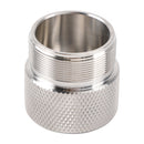 Stainless Steel Sealed End Cap 1.375x24 TPI 12Pcs for Cone Shaped Parts - 5/8-24 Hose Inlet