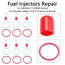 6PCS Fuel Injectors Seal O-Ring Kit Fit Caterpillar Fit CAT C15/3406E External