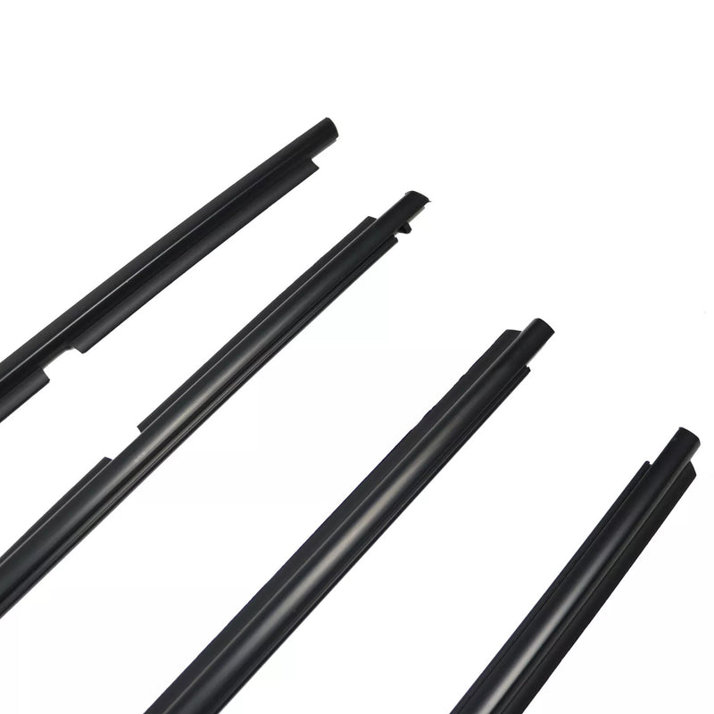 4Pcs Weatherstrip Window Moulding Trim Seal Belt For Toyota Highlander 2008-2010
