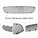 Front Lower Bumper Center Honeycombed Mesh Grille For VW Beetle 2006-2010