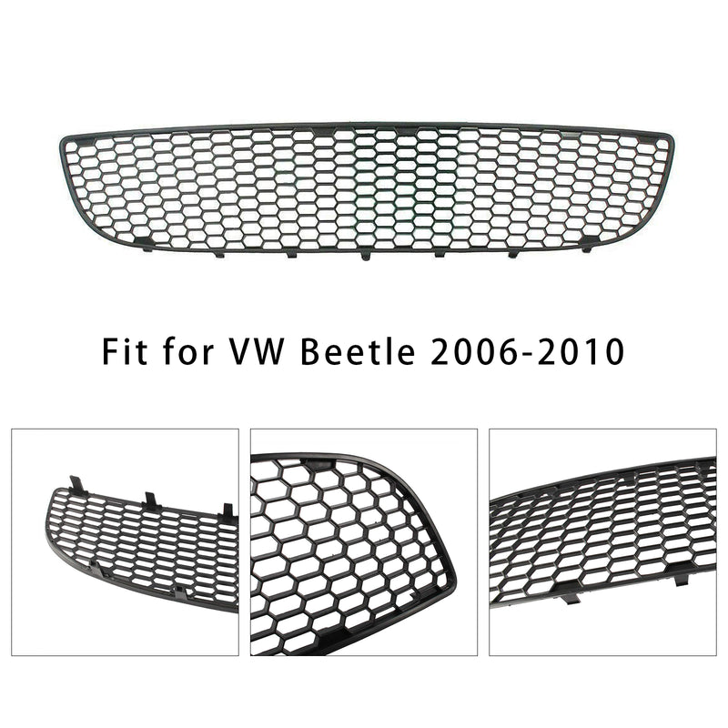 Front Lower Bumper Center Honeycombed Mesh Grille For VW Beetle 2006-2010